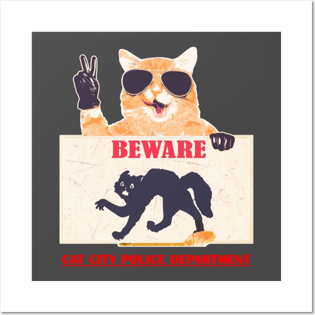 Beware Wall Art by Shelie Senpai